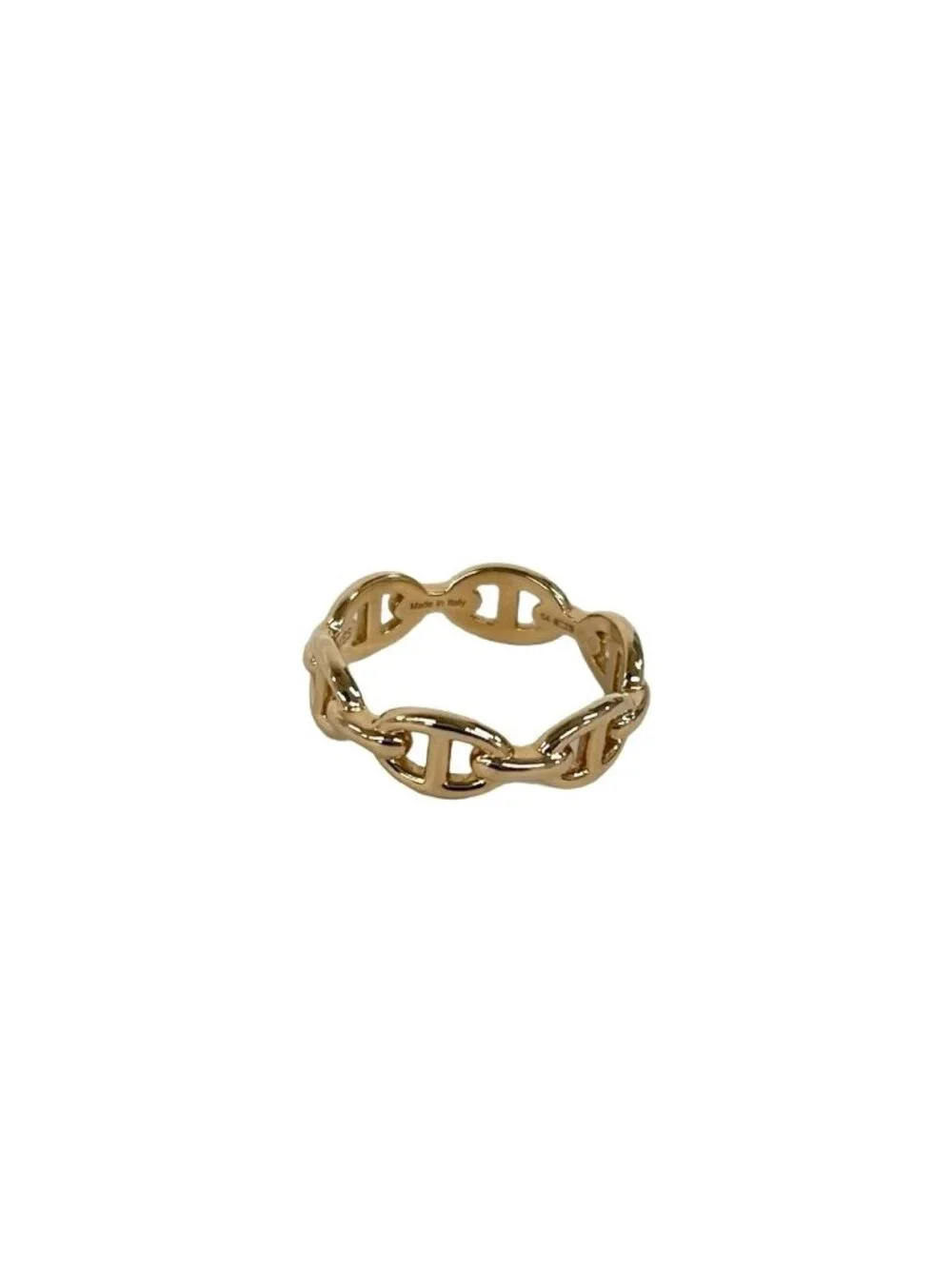 Hermes Enchainee 54 Pink Gold Ring